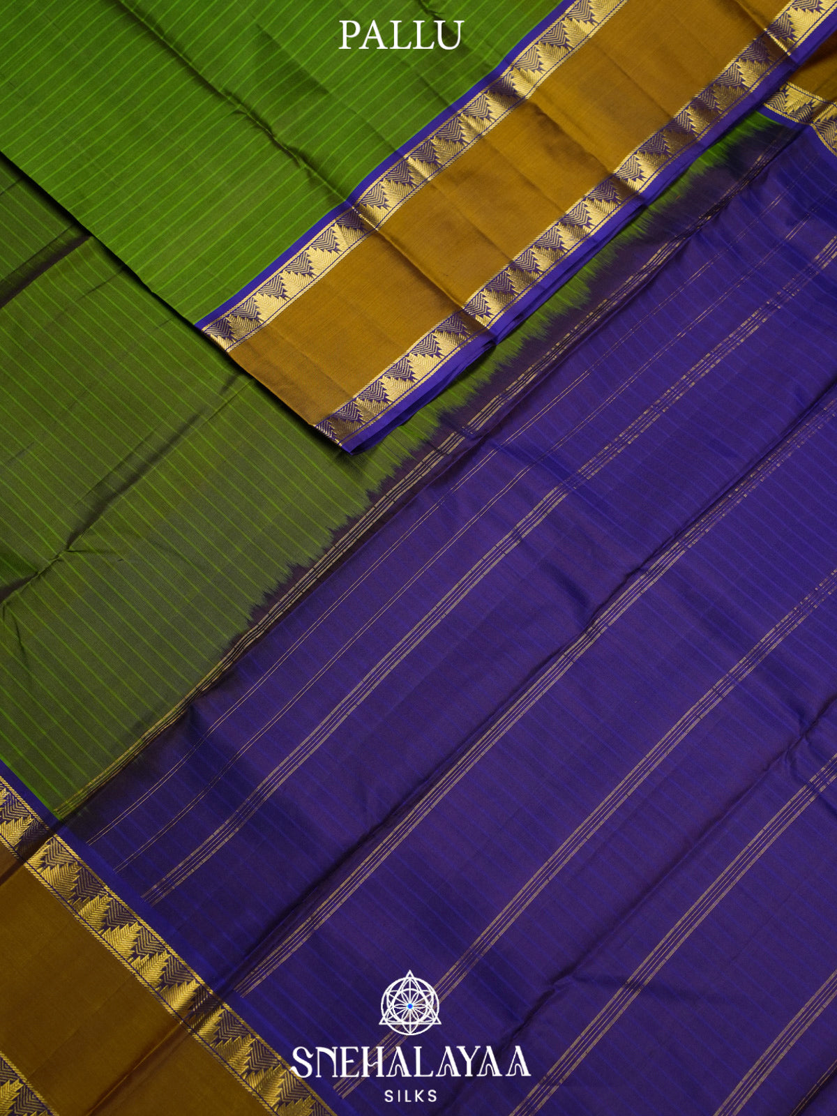 Emerald Green Kanjivaram Silk Saree