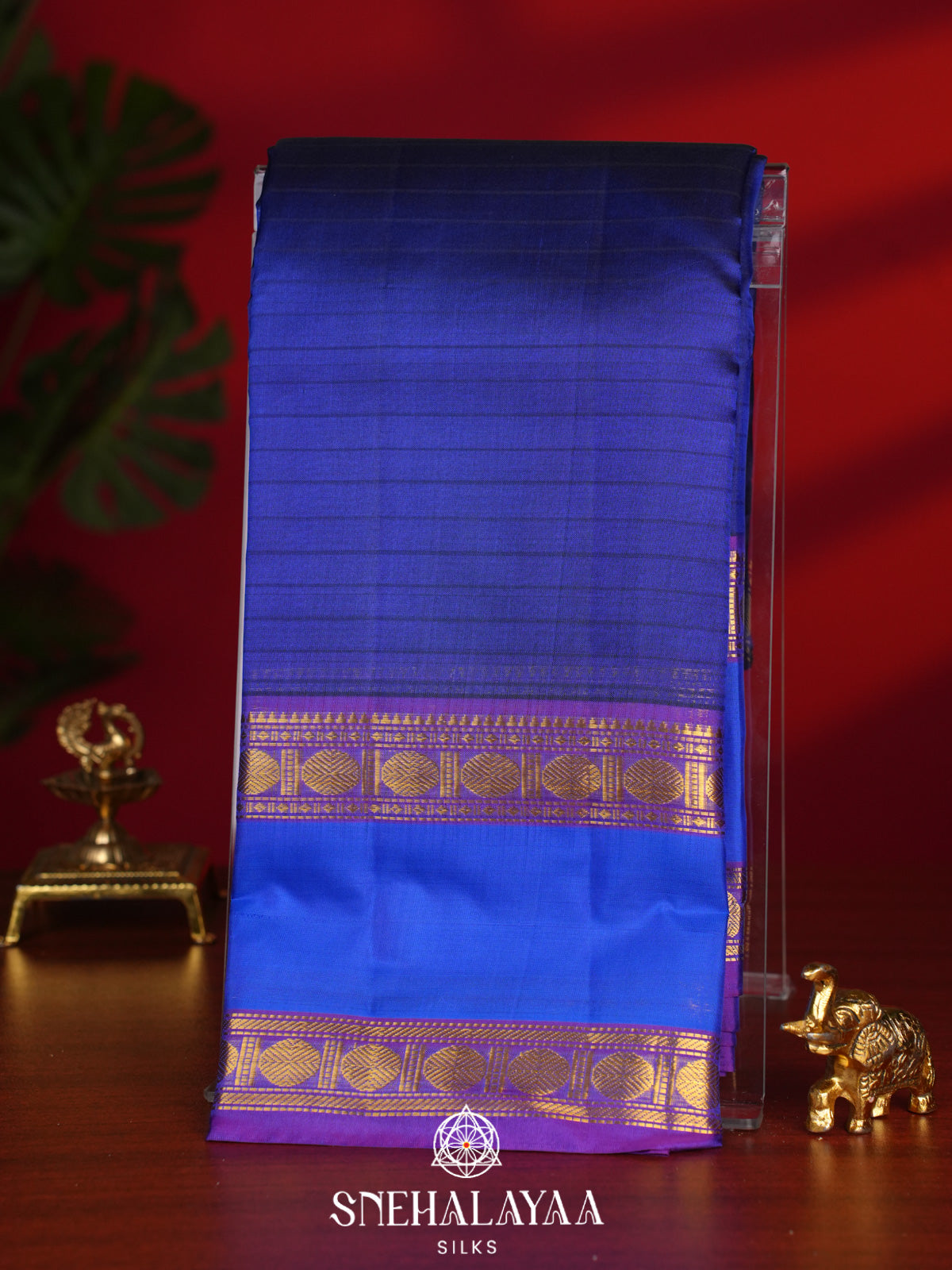 Purple Kanjivaram Silk Saree