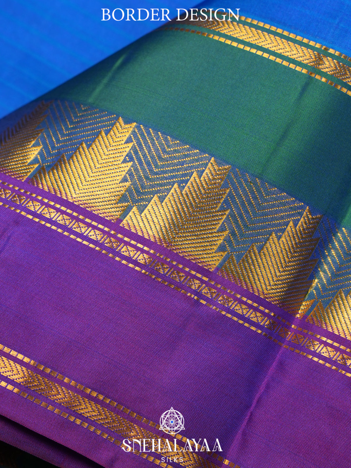 Royal Blue Kanjivaram Silk Saree