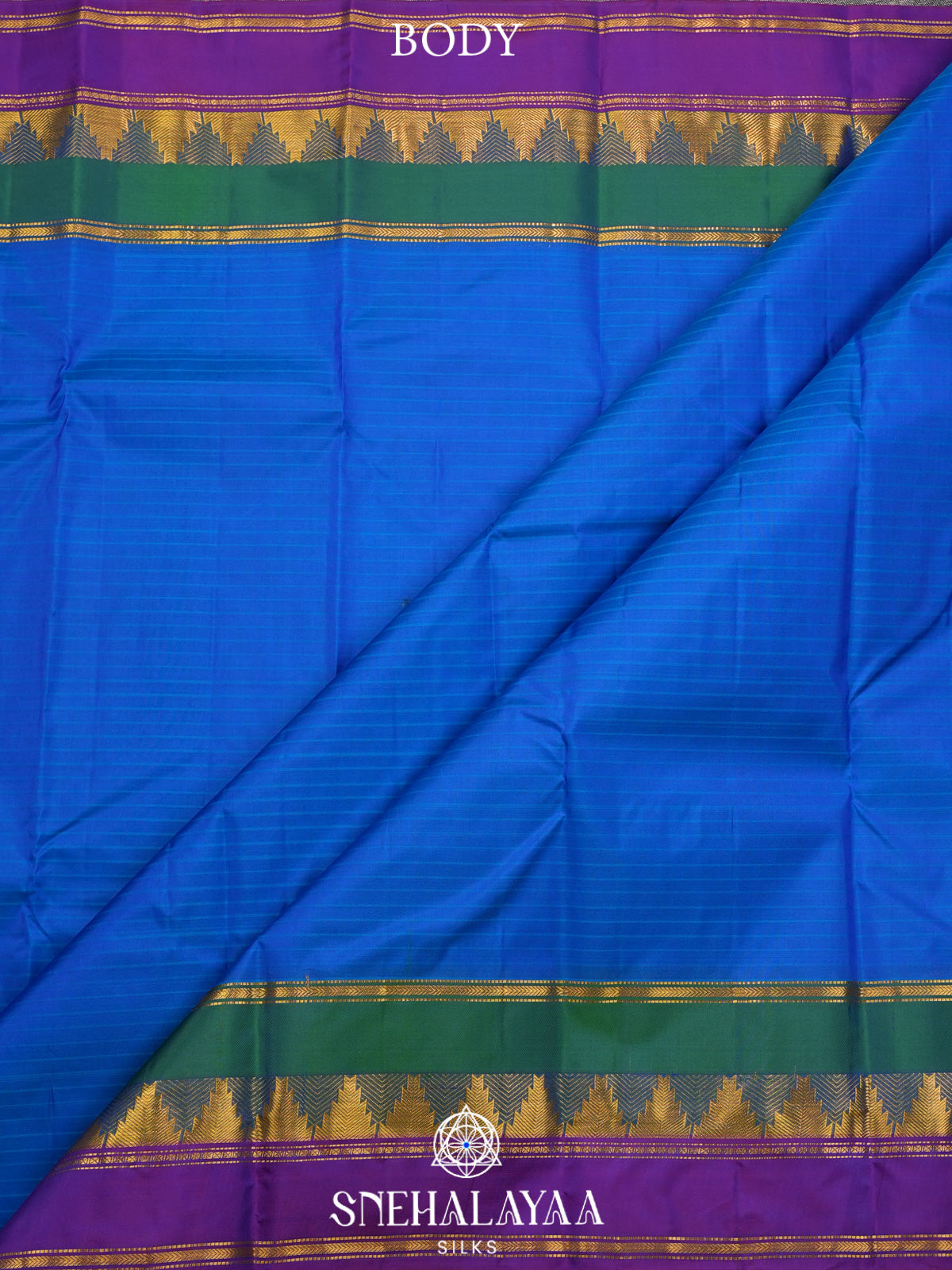Royal Blue Kanjivaram Silk Saree
