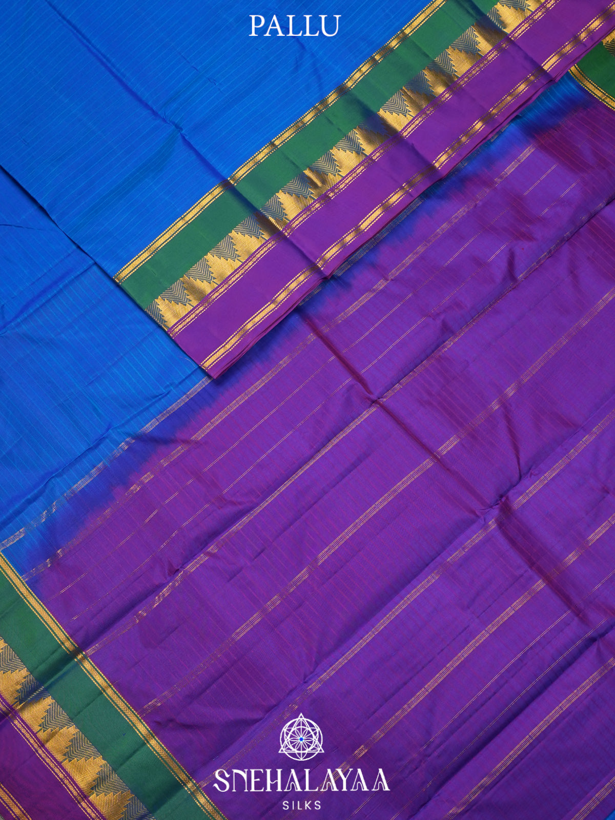 Royal Blue Kanjivaram Silk Saree