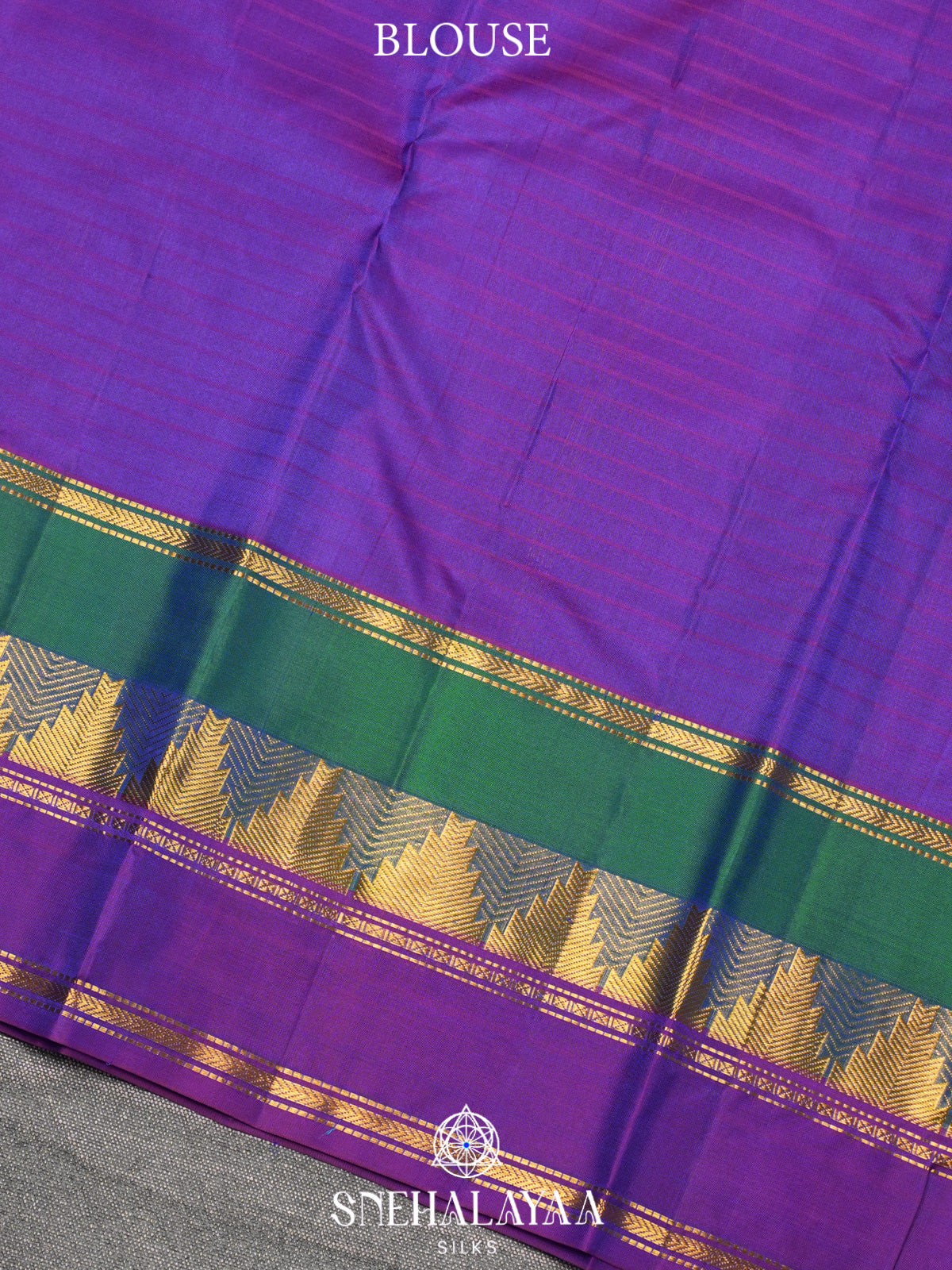 Royal Blue Kanjivaram Silk Saree