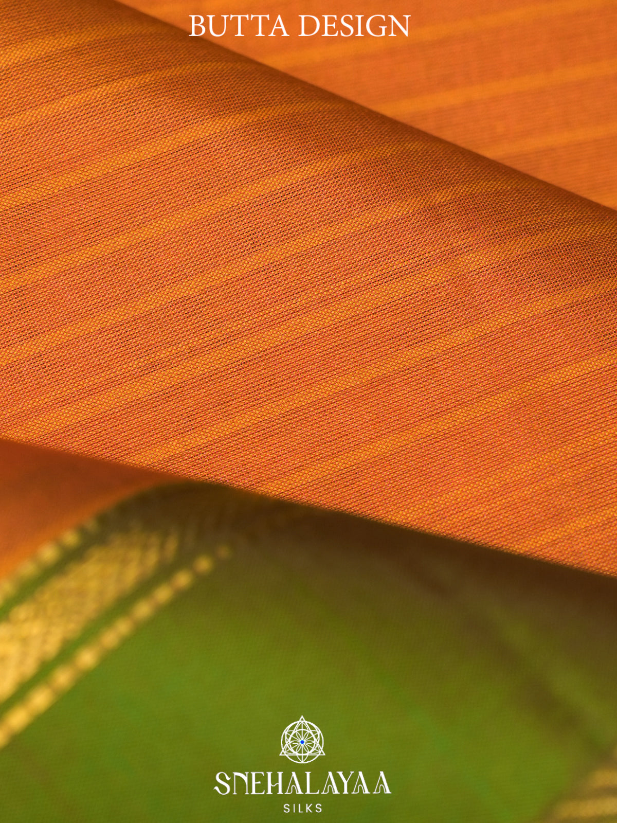 Orange Kanjivaram Silk Saree