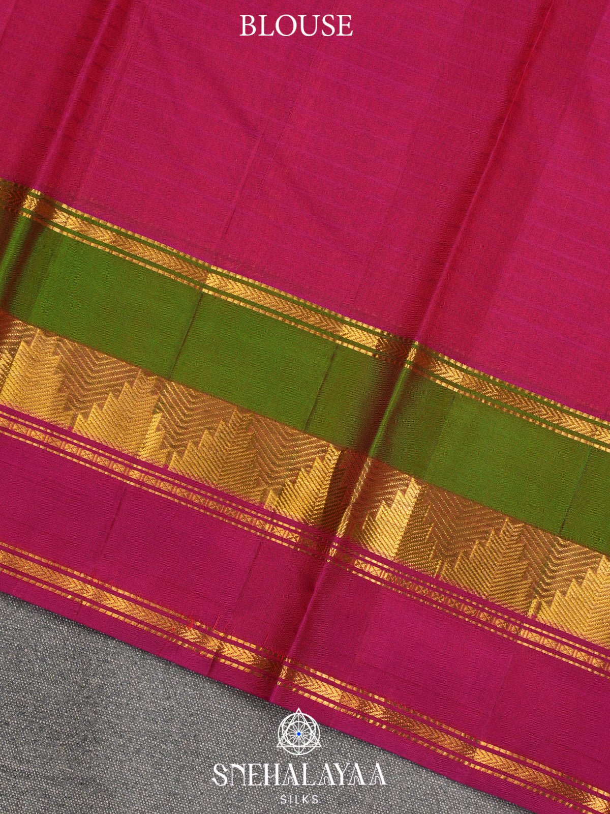 Orange Kanjivaram Silk Saree
