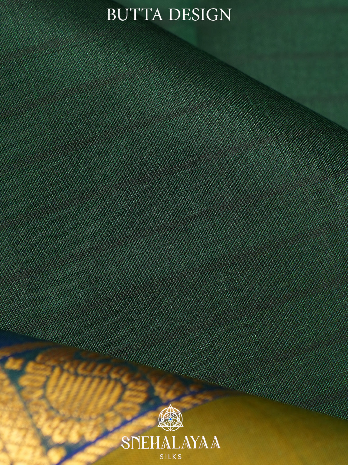 Forest Green Kanjivaram Silk Saree