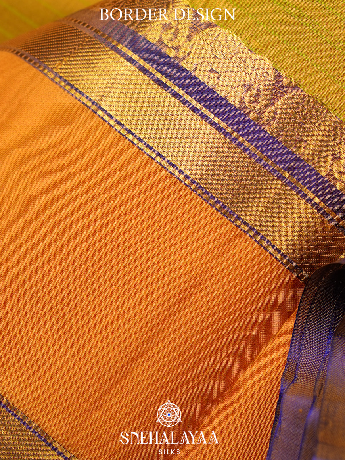 Yellow Kanjivaram Silk Saree