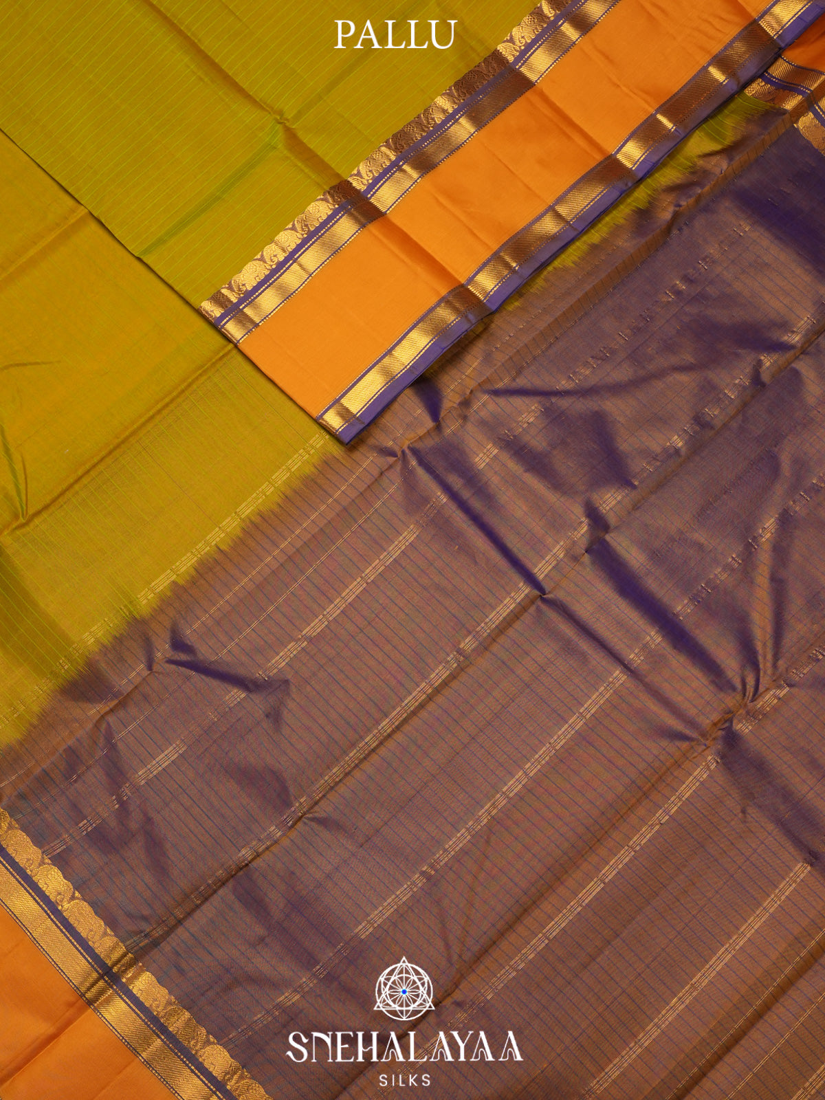 Yellow Kanjivaram Silk Saree
