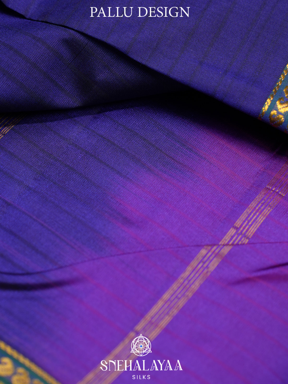 Purple Kanjivaram Silk Saree