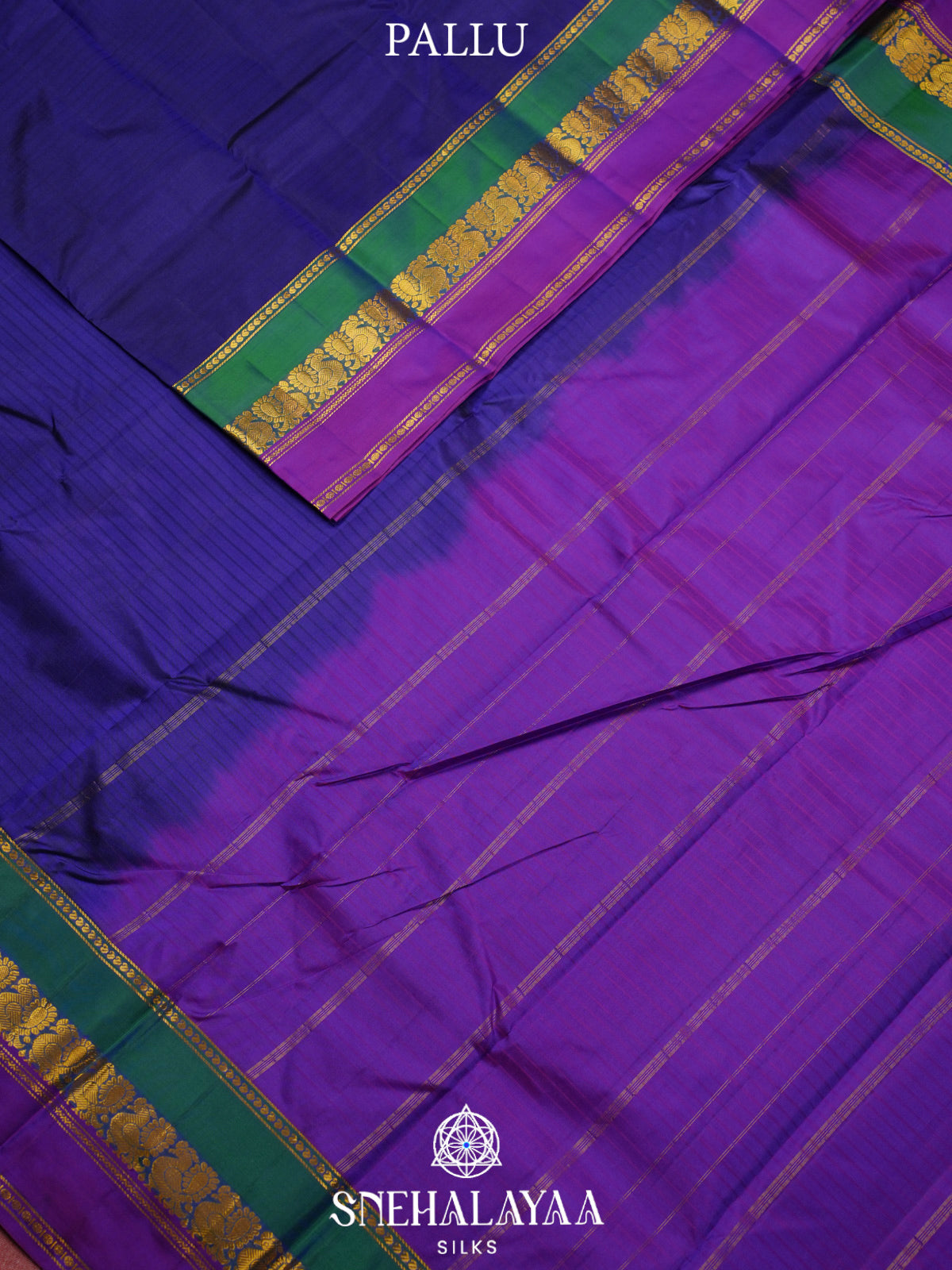 Purple Kanjivaram Silk Saree