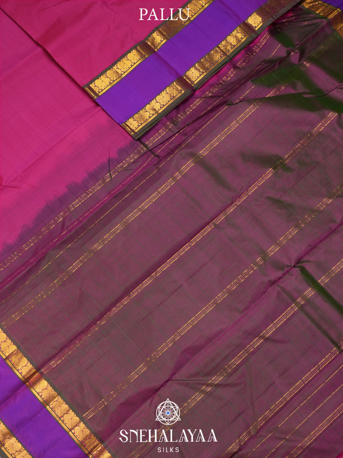 Pink Kanjivaram Silk Saree