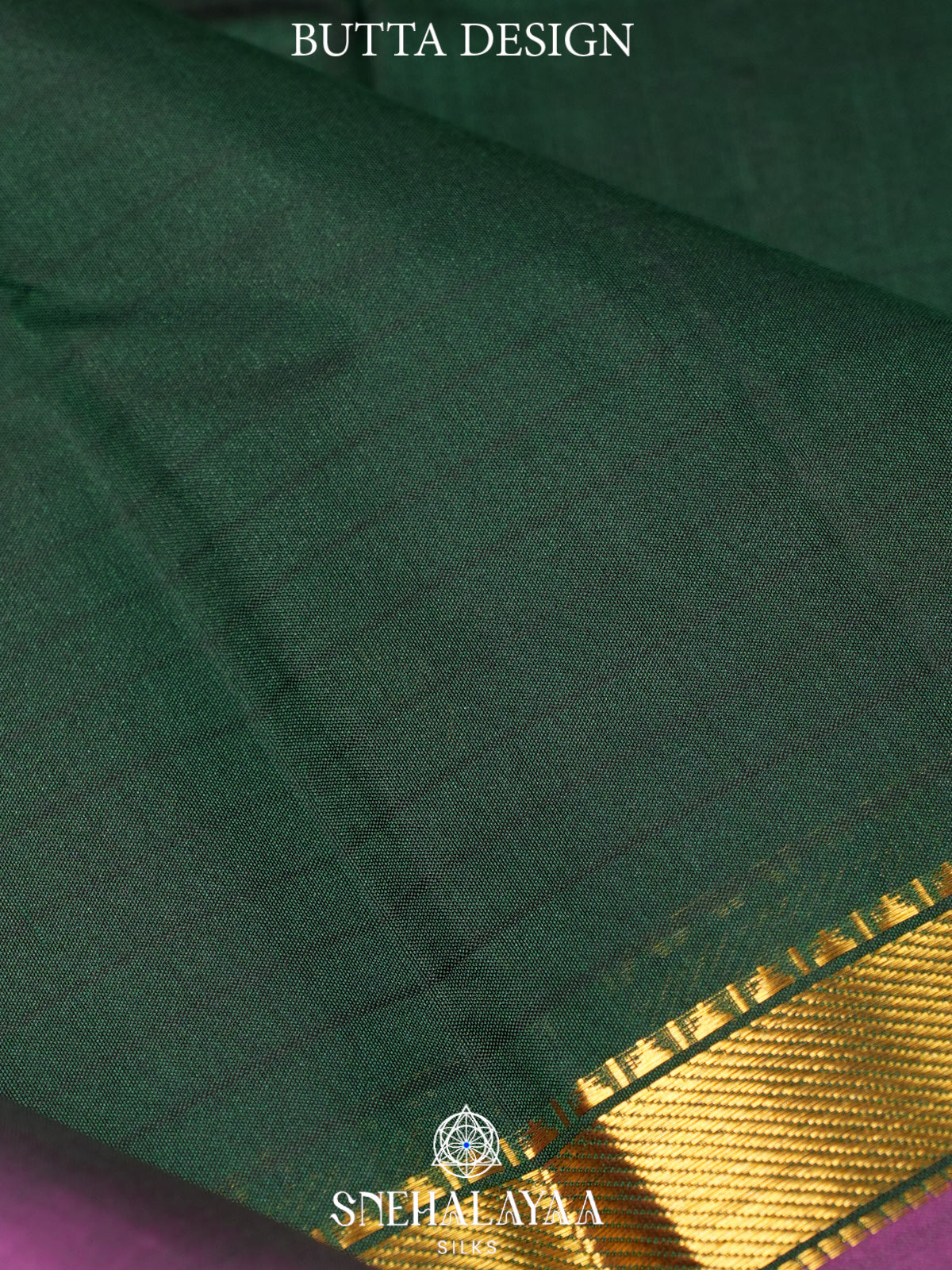 Forest Green Kanjivaram Silk Saree