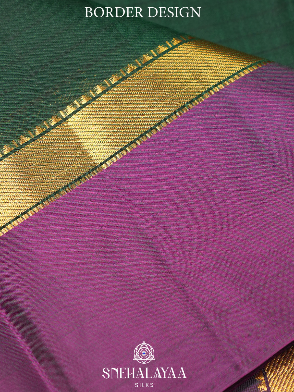 Forest Green Kanjivaram Silk Saree