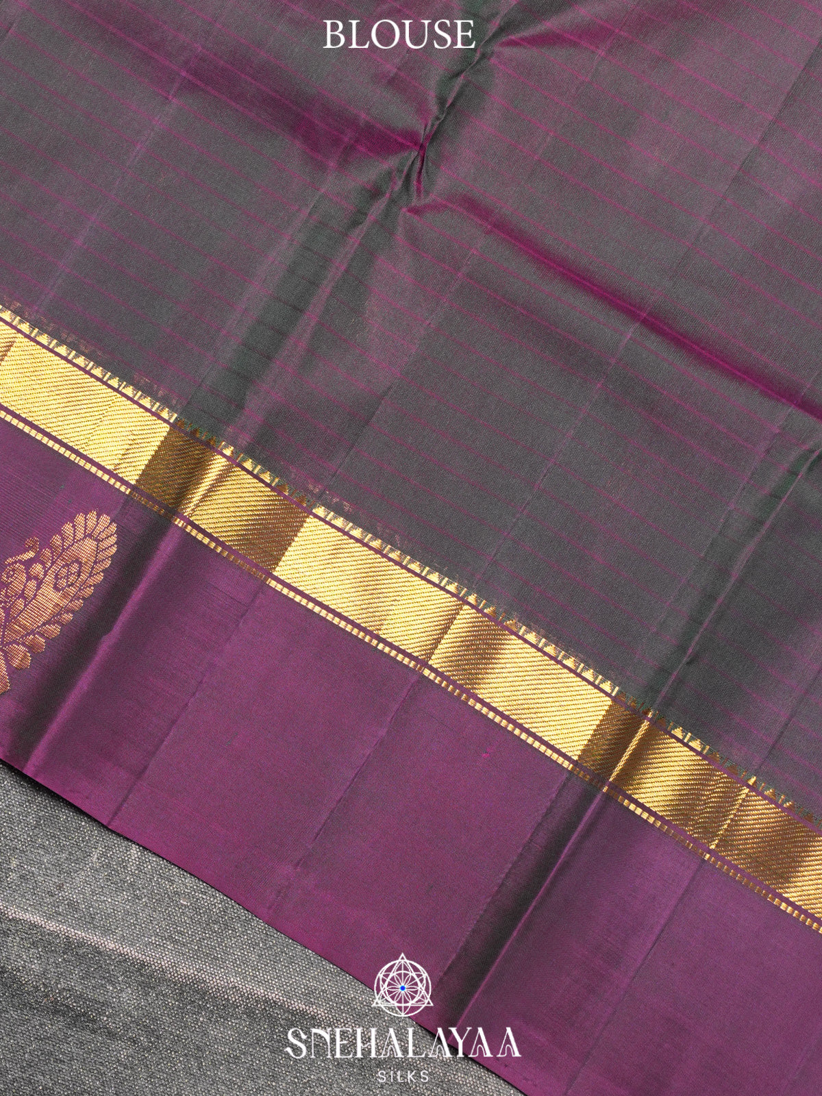 Forest Green Kanjivaram Silk Saree