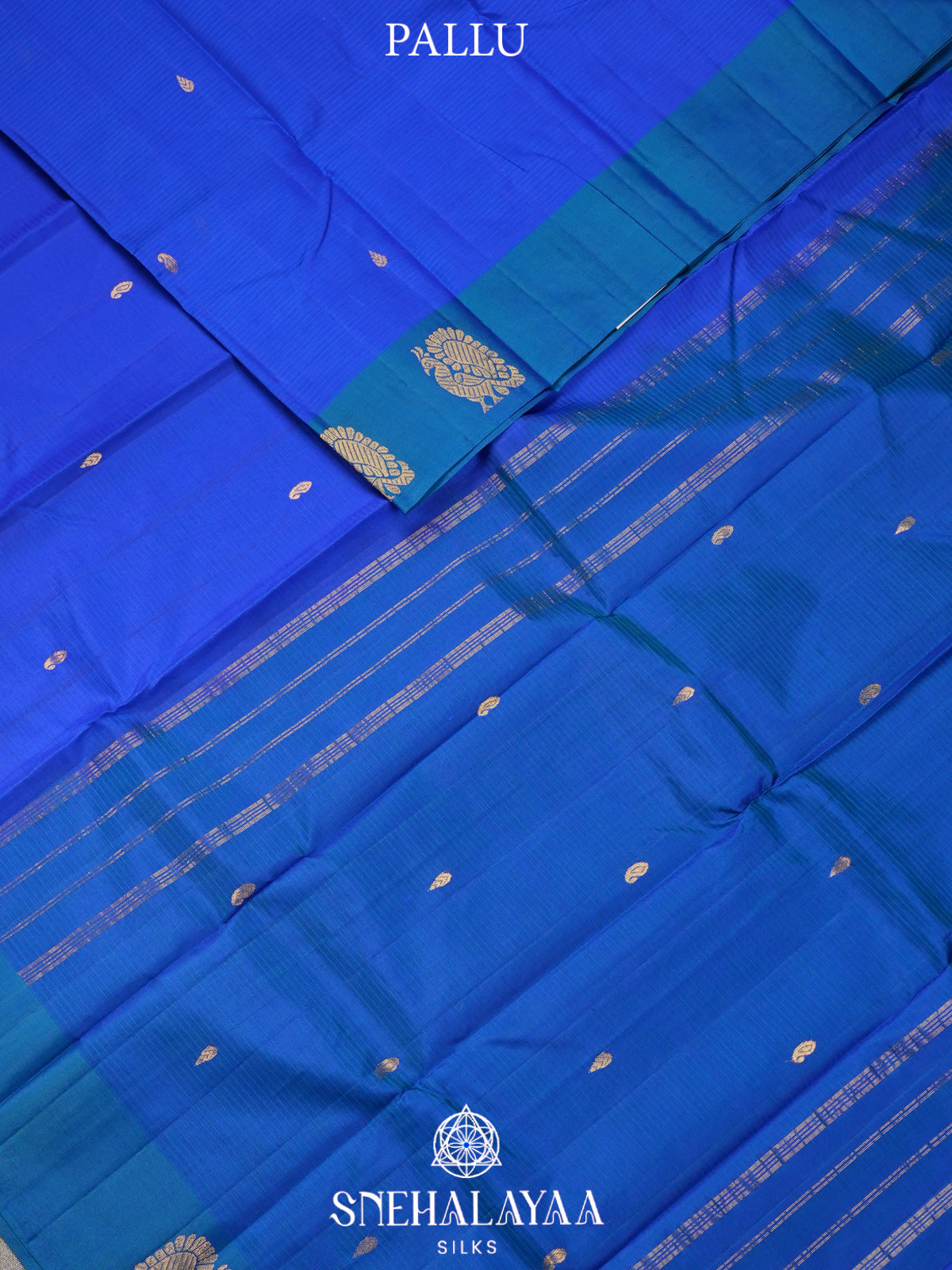 Royal Blue Kanjivaram Silk Saree