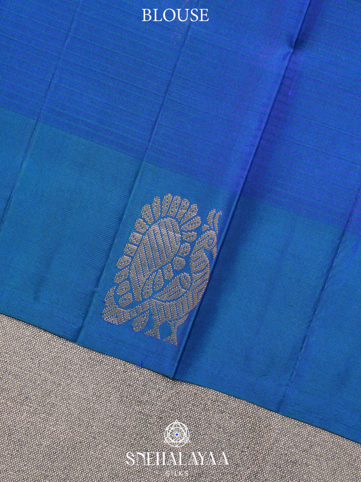 Royal Blue Kanjivaram Silk Saree