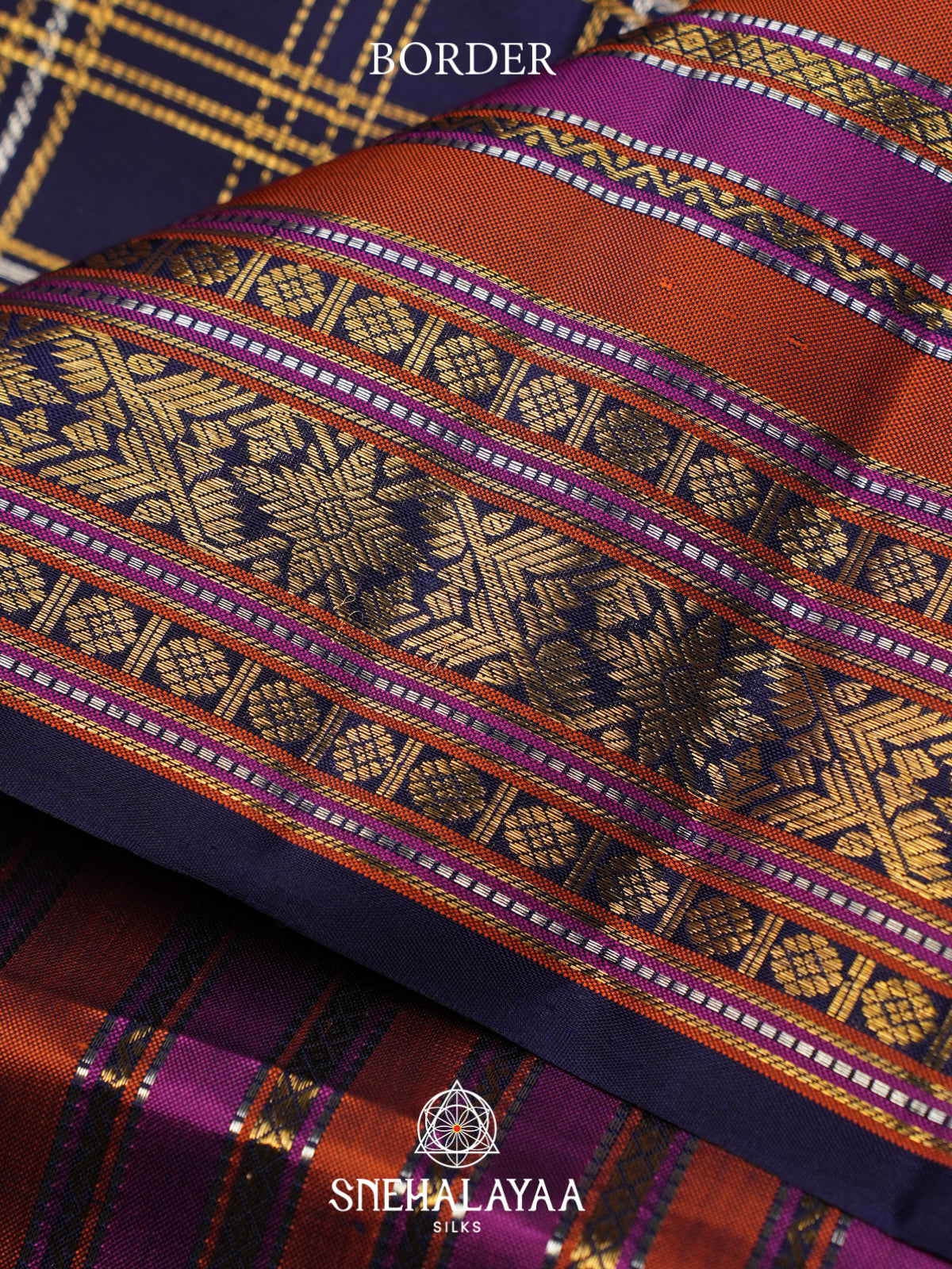 Purple Kanjivaram Silk Saree