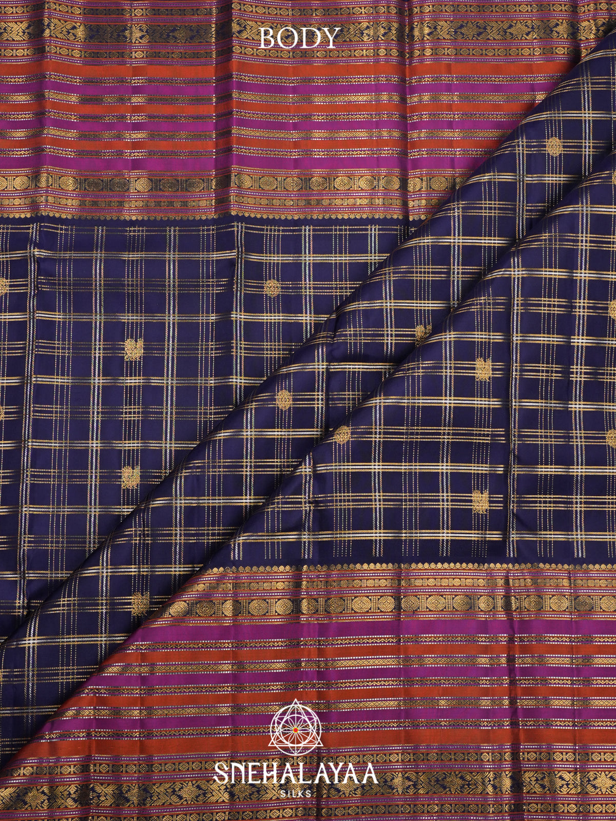 Purple Kanjivaram Silk Saree