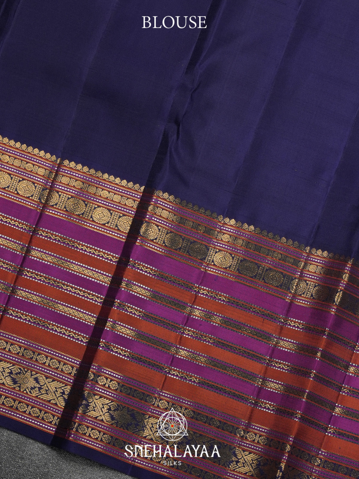 Purple Kanjivaram Silk Saree