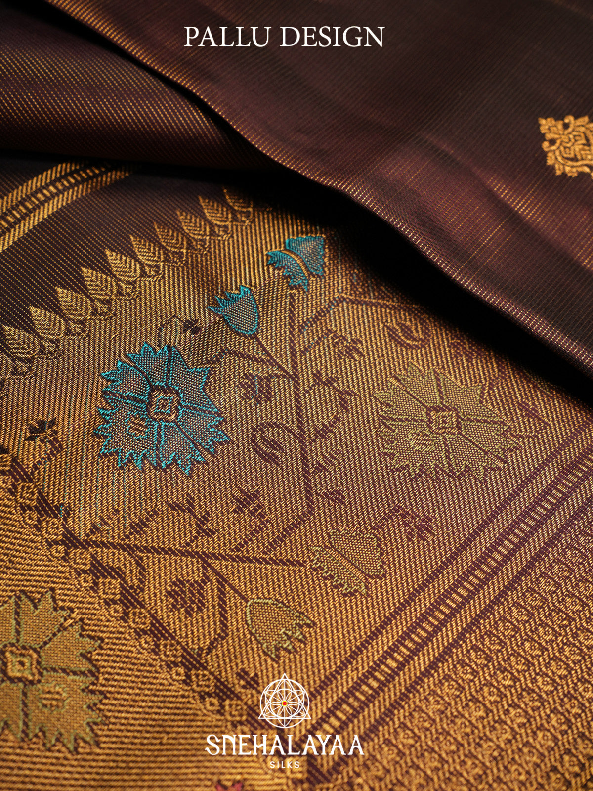 Coffee Brown Kanjivaram Silk Saree