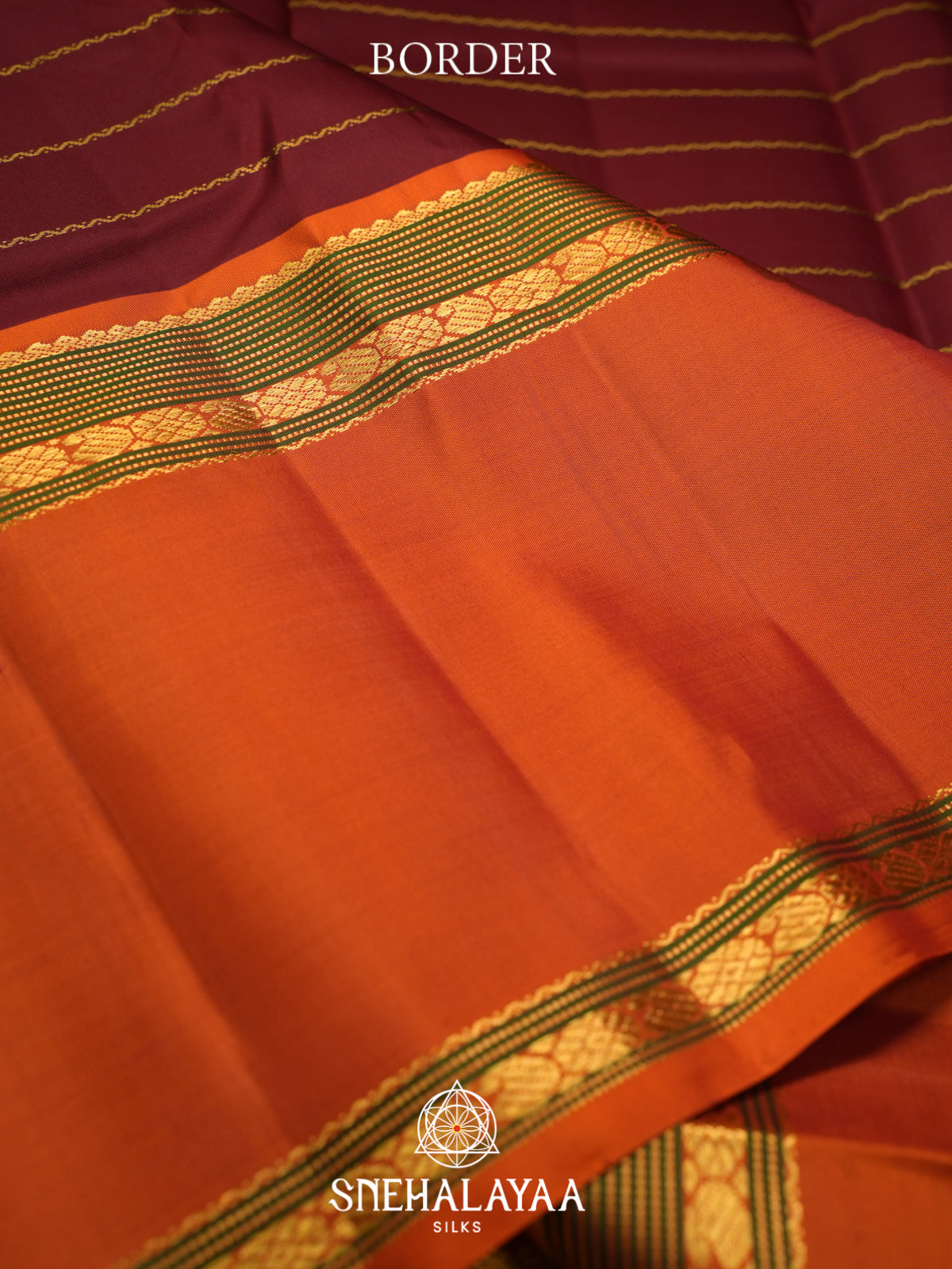 Maroon Kanjivaram Silk Saree