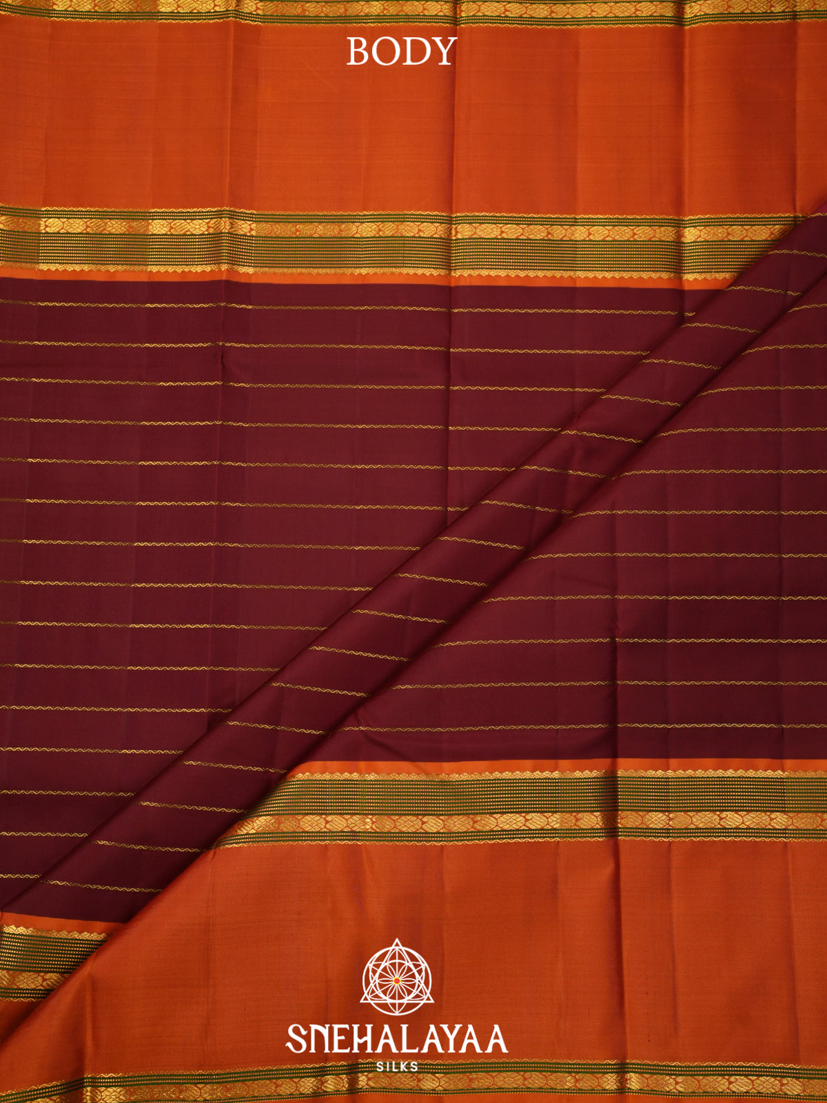 Maroon Kanjivaram Silk Saree
