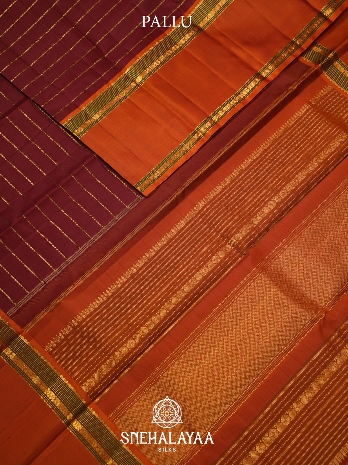 Maroon Kanjivaram Silk Saree