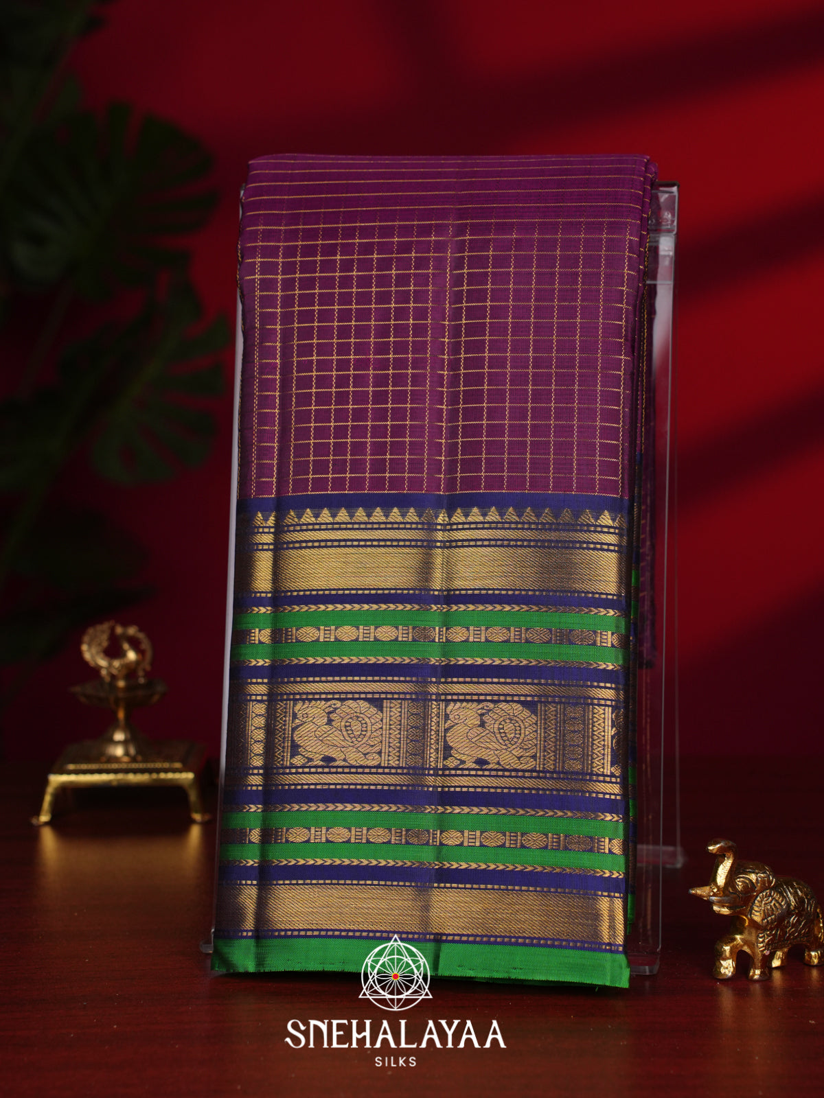 Meganta Kanjivaram Silk Saree