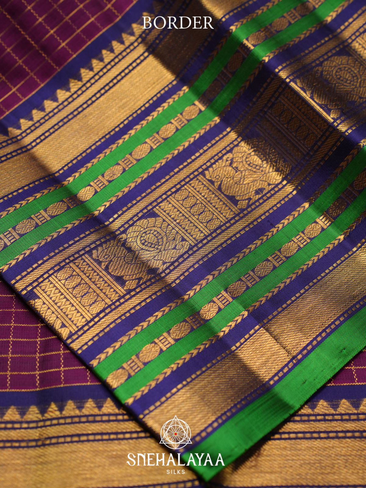 Meganta Kanjivaram Silk Saree