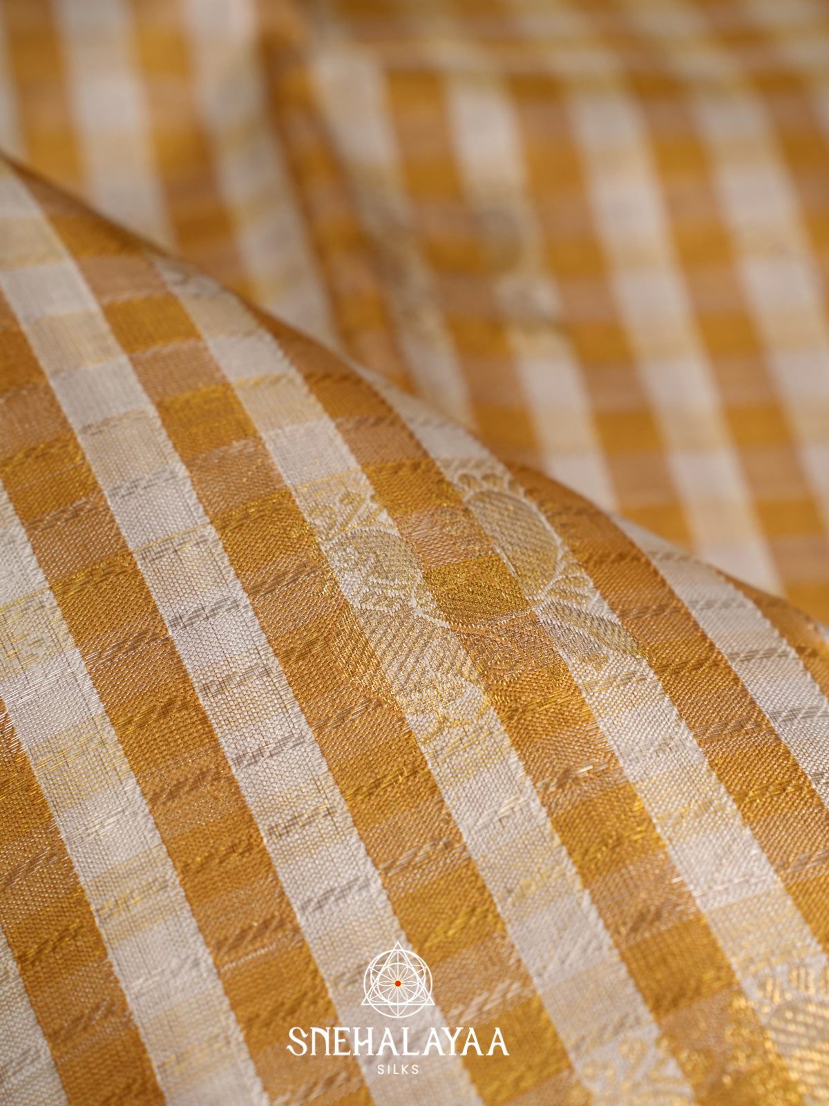 Yellow Kanjivaram Silk Saree