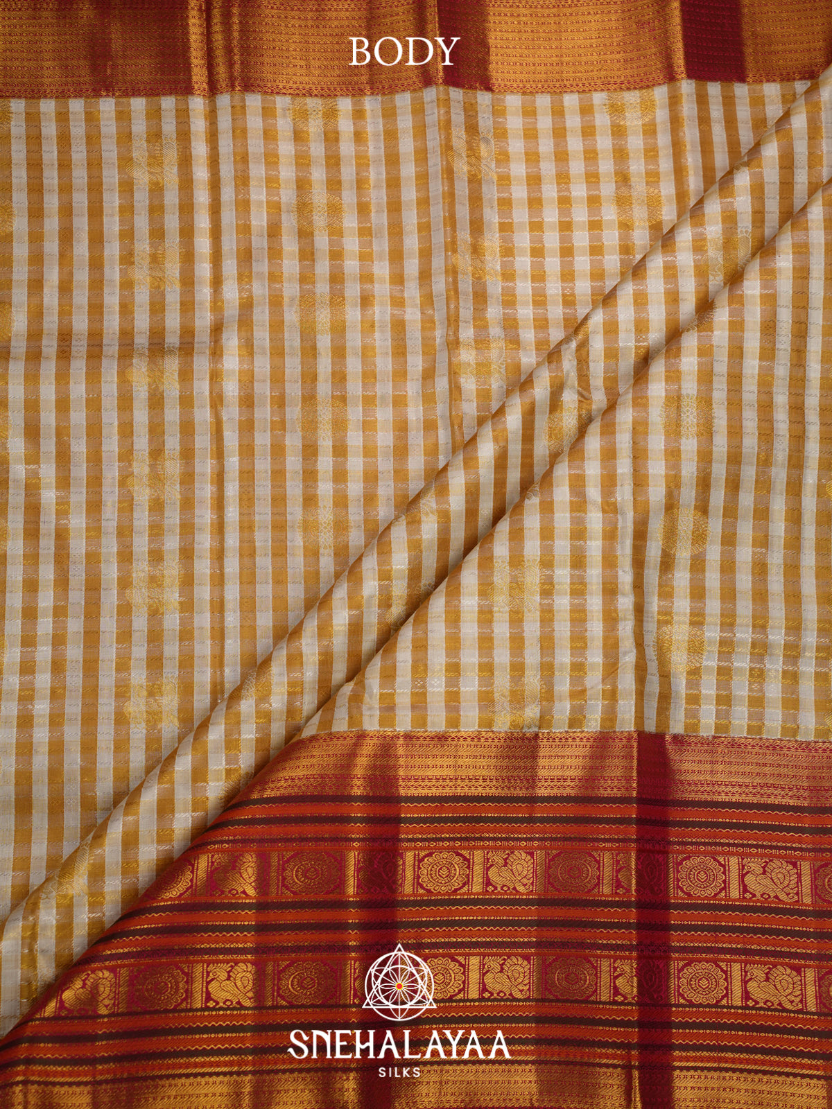 Yellow Kanjivaram Silk Saree