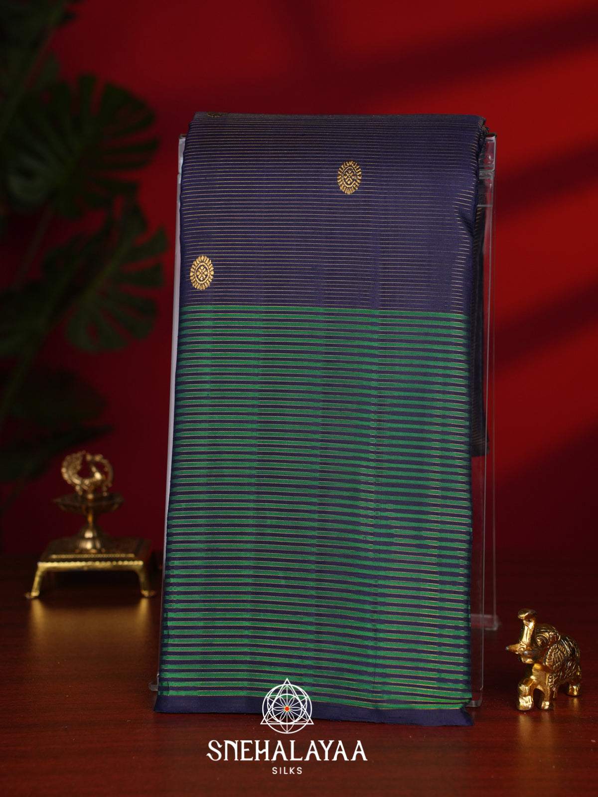 Purple Kanjivaram Silk Saree