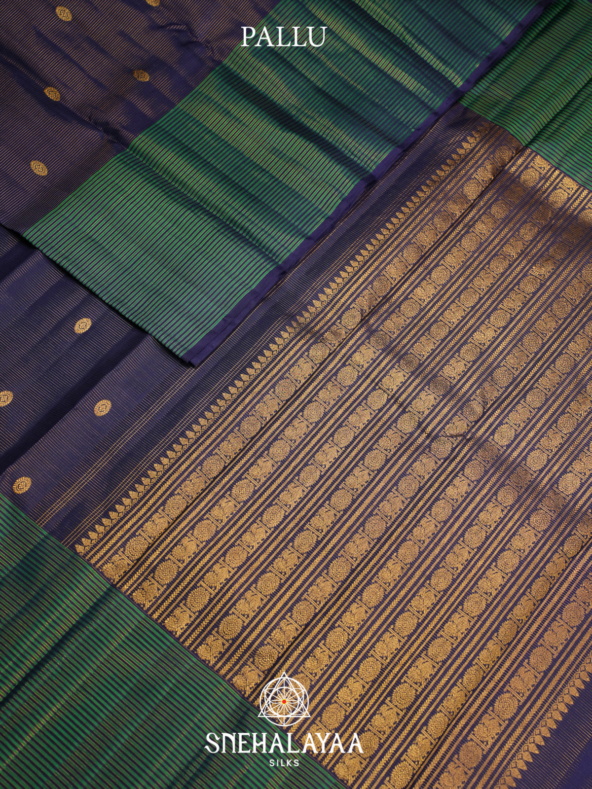 Purple Kanjivaram Silk Saree