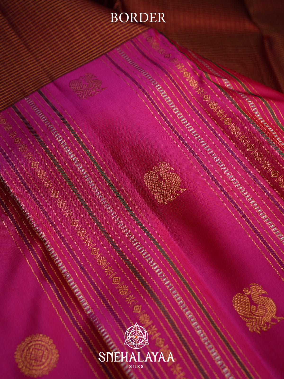 Maroon Kanjivaram Silk Saree