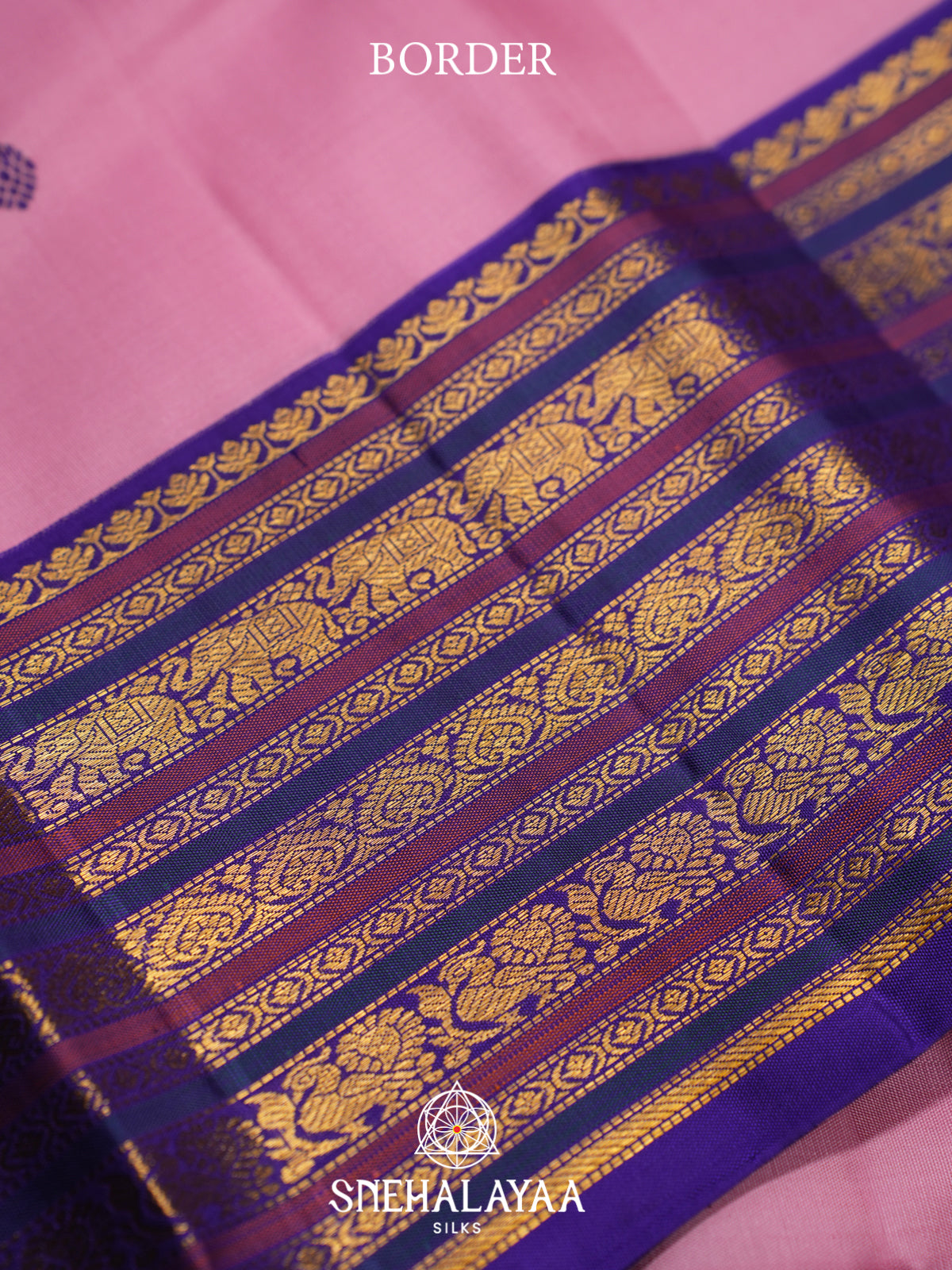 Pink Kanjivaram Silk Saree