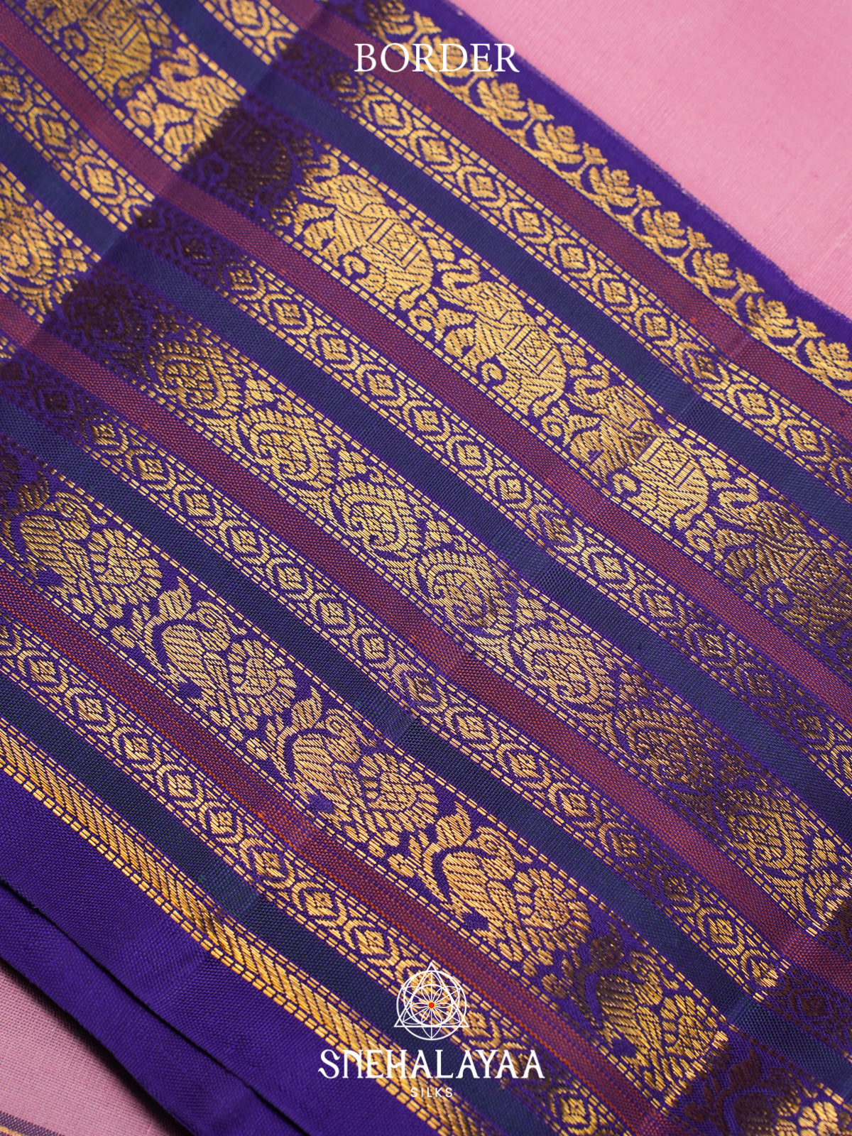 Pink Kanjivaram Silk Saree