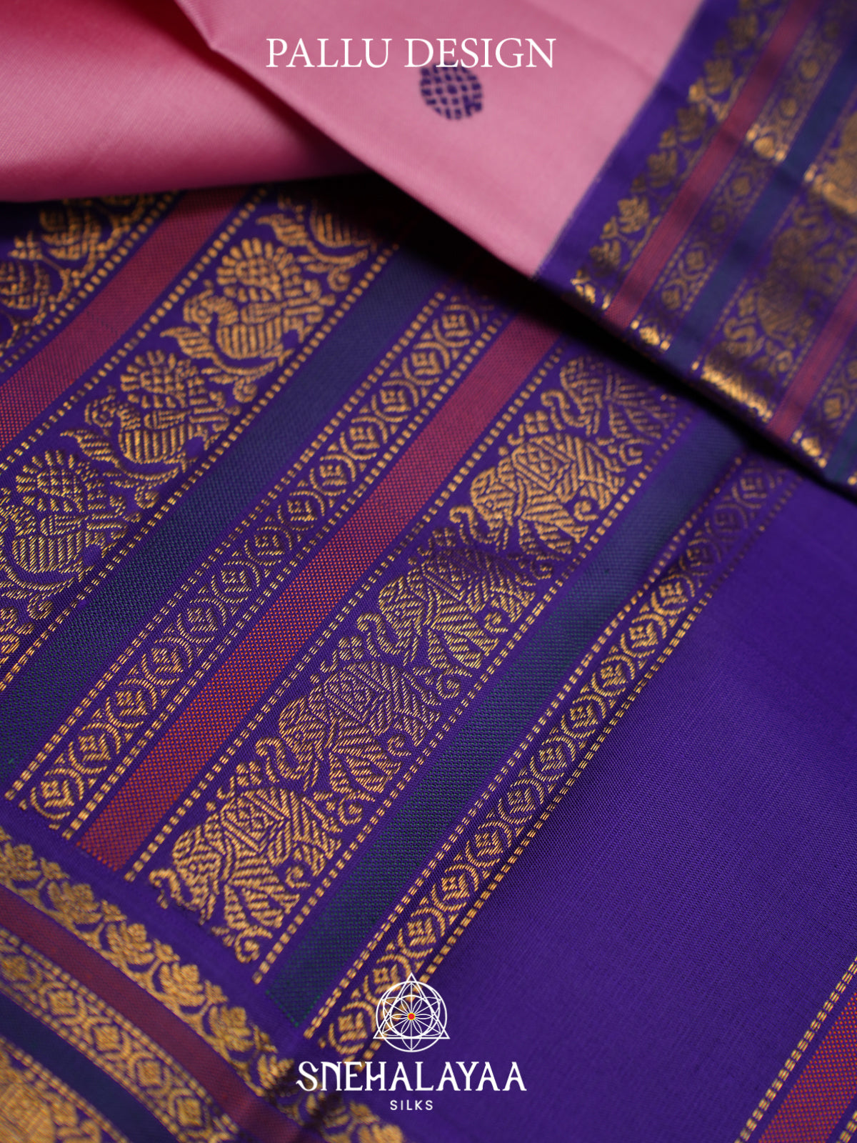 Pink Kanjivaram Silk Saree