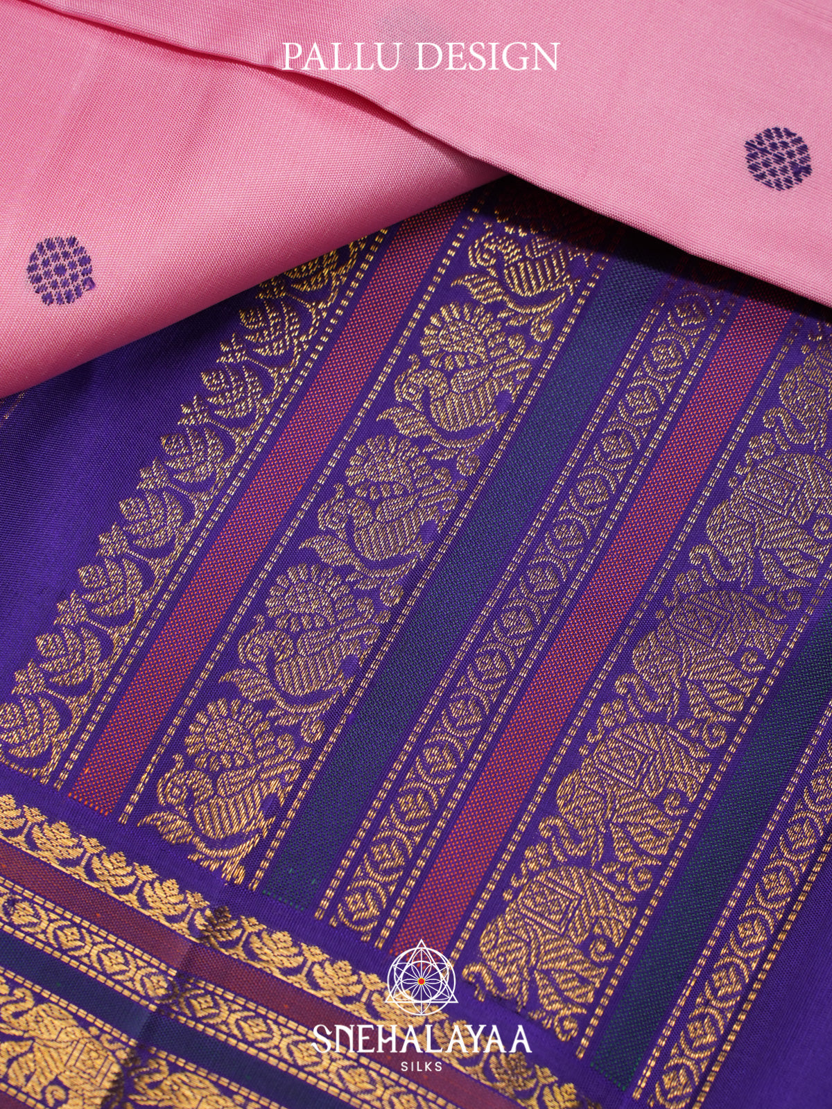 Pink Kanjivaram Silk Saree