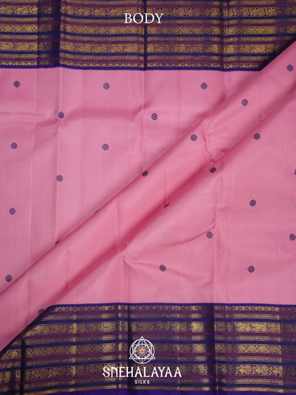 Pink Kanjivaram Silk Saree