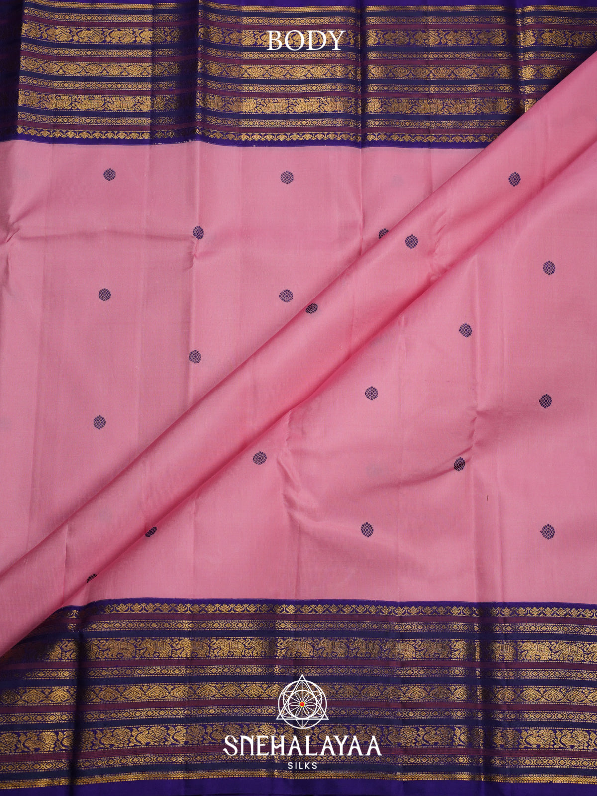 Pink Kanjivaram Silk Saree