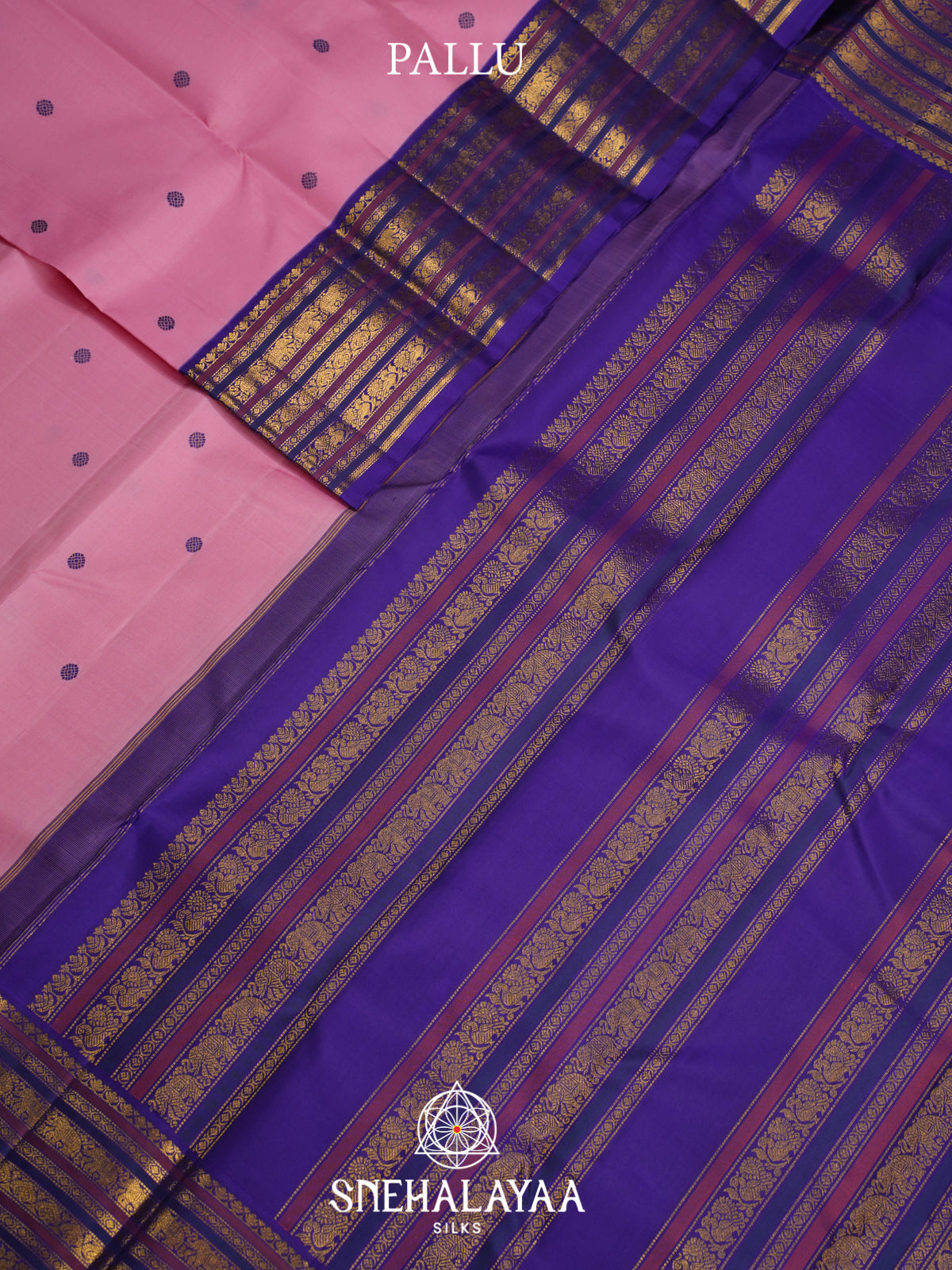 Pink Kanjivaram Silk Saree