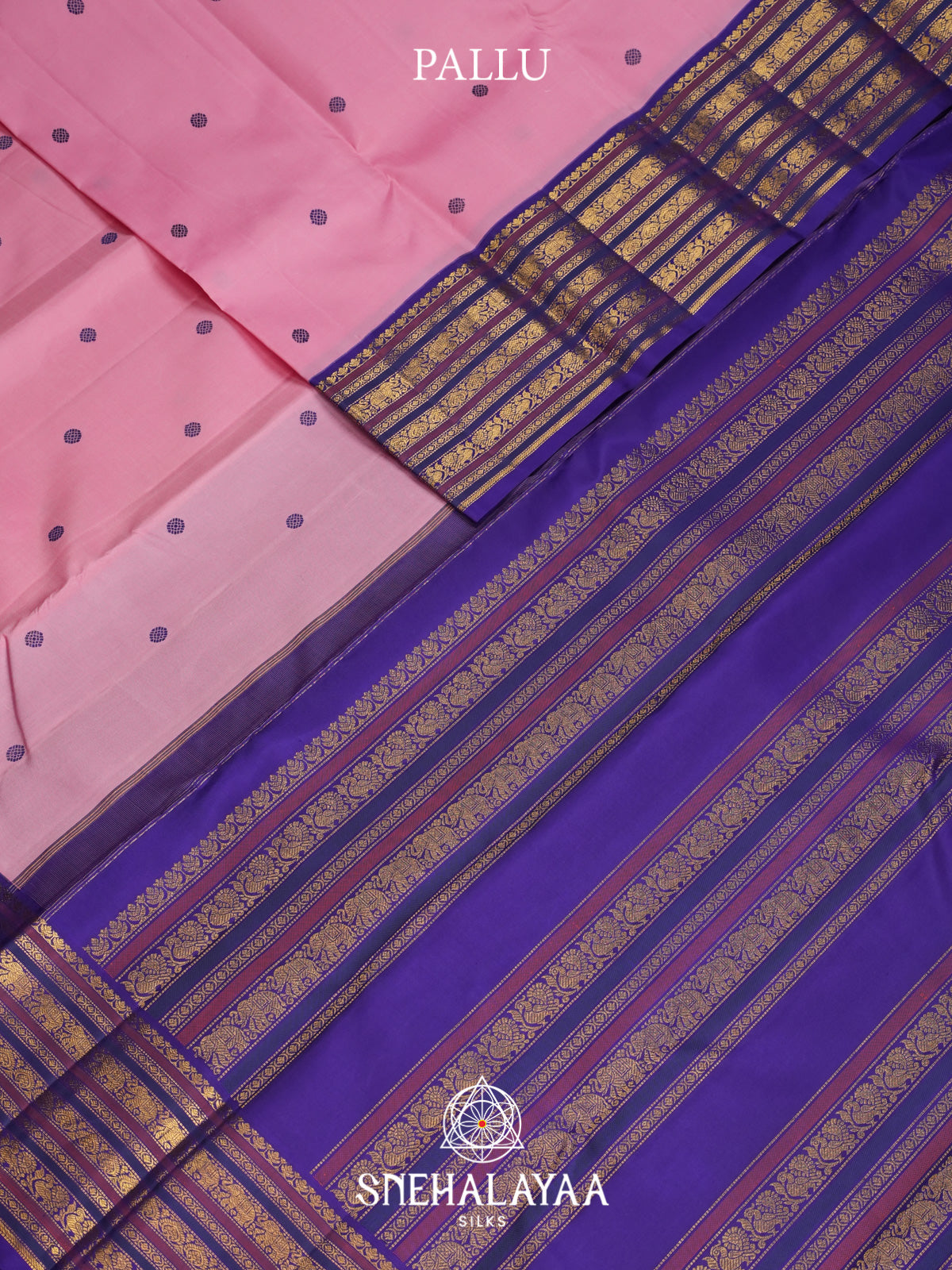 Pink Kanjivaram Silk Saree