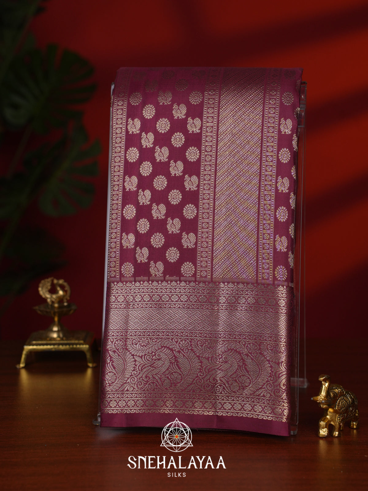 Meganta Kanjivaram Silk Saree