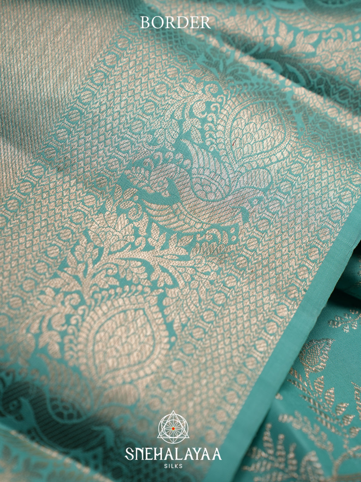 Mint Green Kanjivaram Silk Saree
