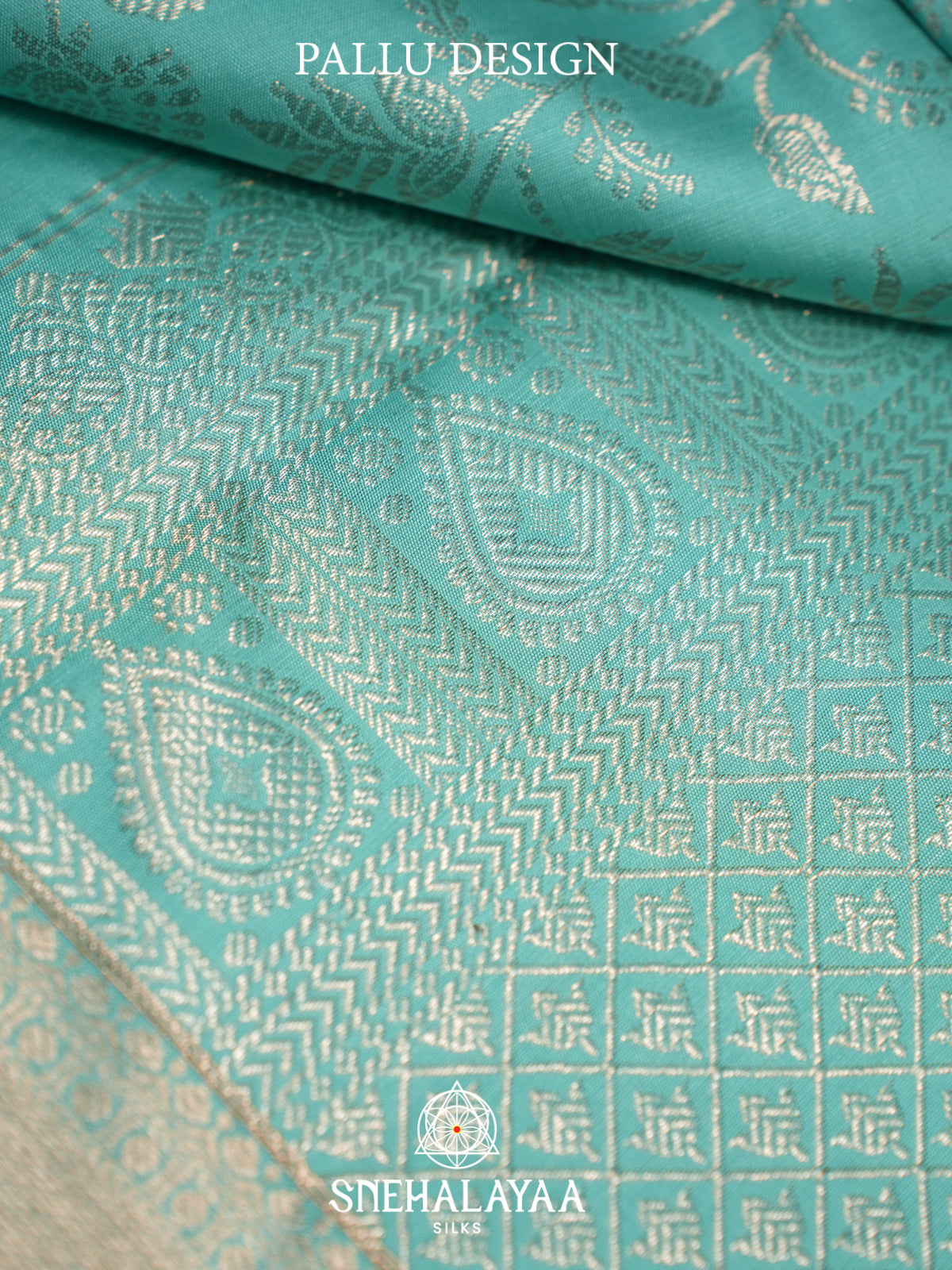 Mint Green Kanjivaram Silk Saree