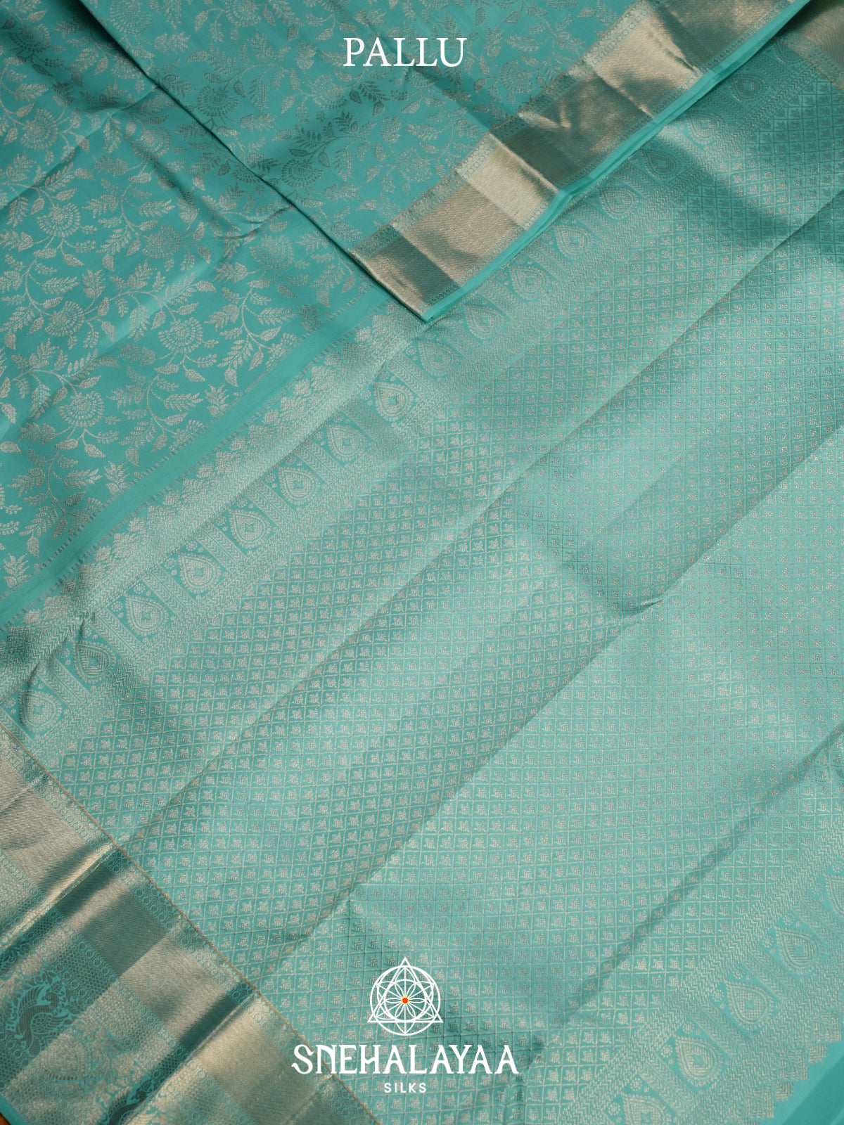 Mint Green Kanjivaram Silk Saree