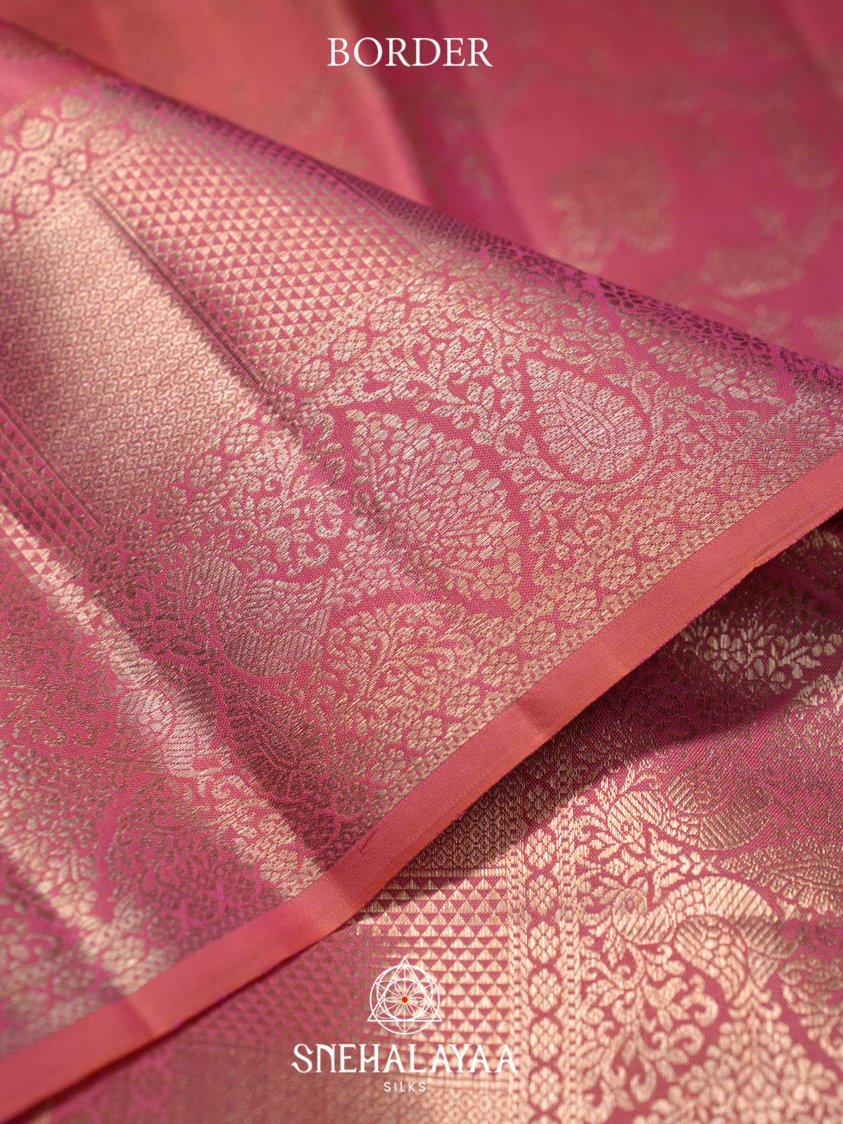 Pink Kanjivaram Silk Saree