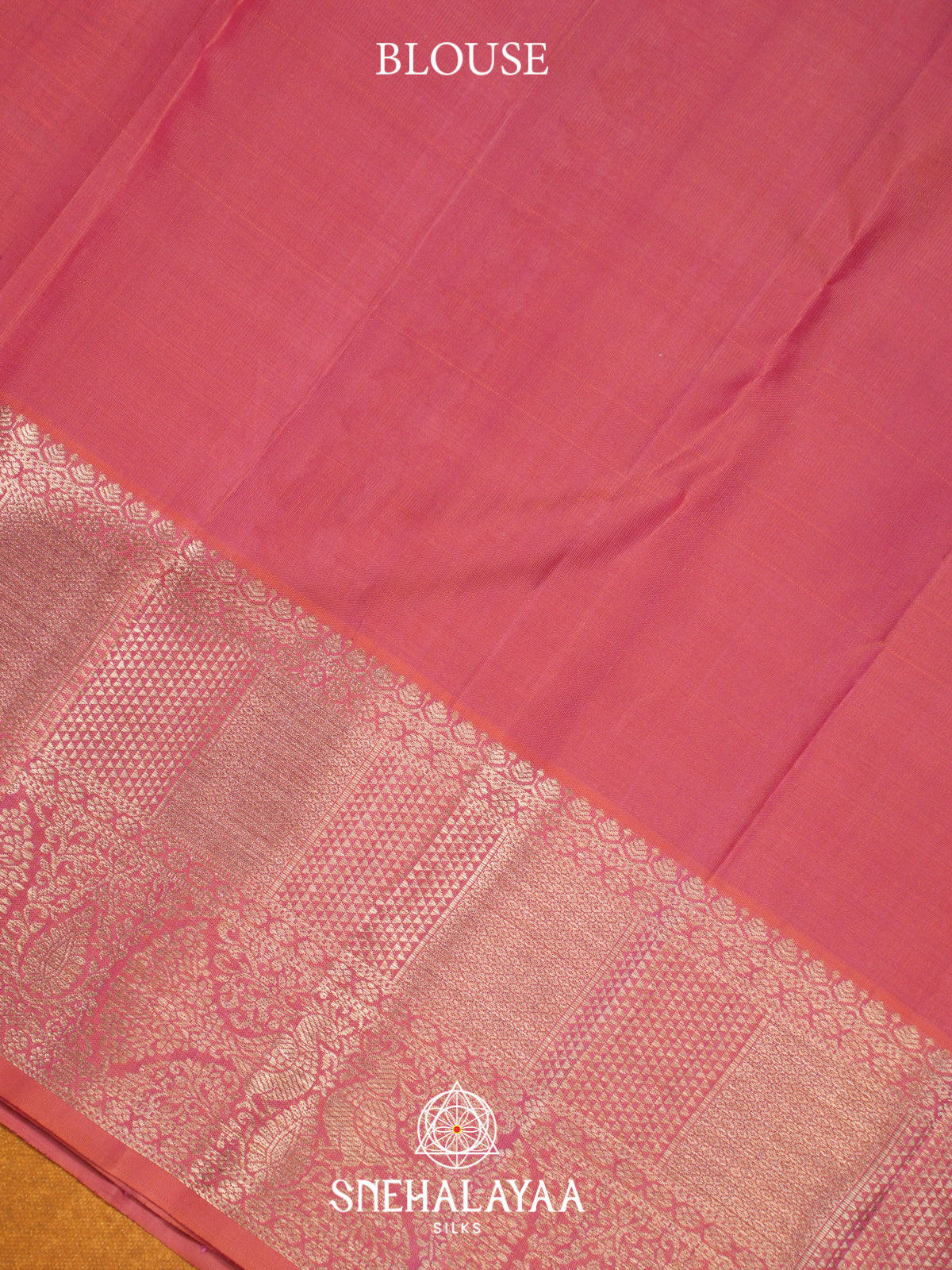 Pink Kanjivaram Silk Saree