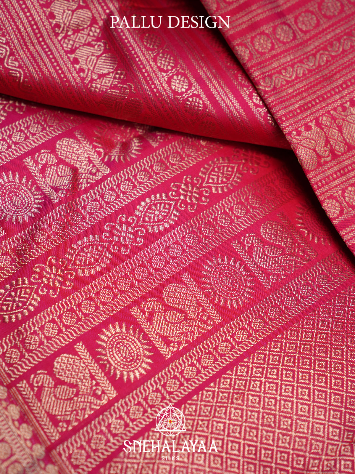 Pink Kanjivaram Silk Saree