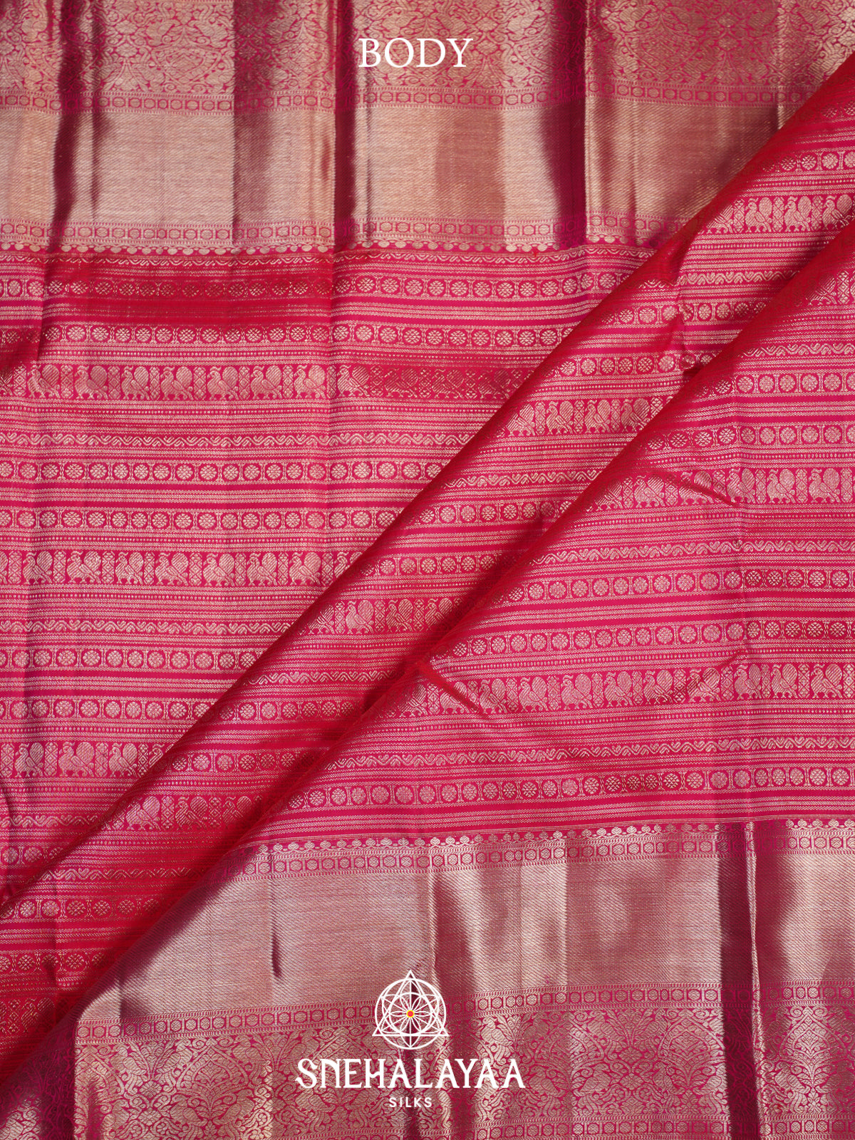 Pink Kanjivaram Silk Saree
