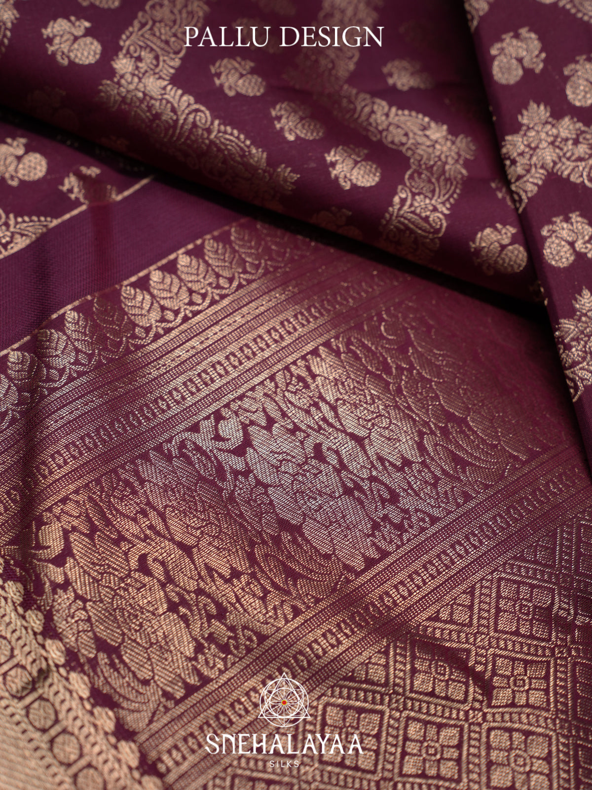 Maroon Kanjivaram Silk Saree